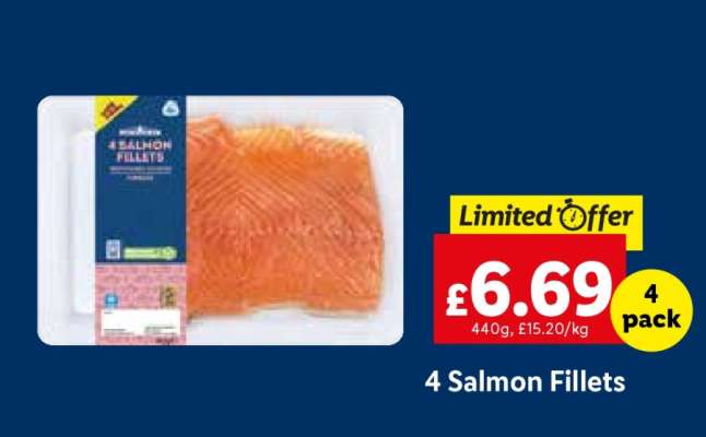 4 Salmon Fillets