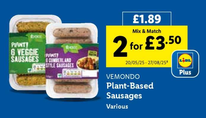 Vemondo Plant-Based Sausages