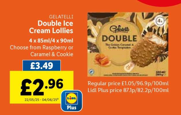 Gelatelli Double Ice Cream Lollies
