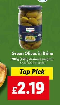 Green Olives in Brine