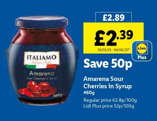 Amarena Sour Cherries in Syrup