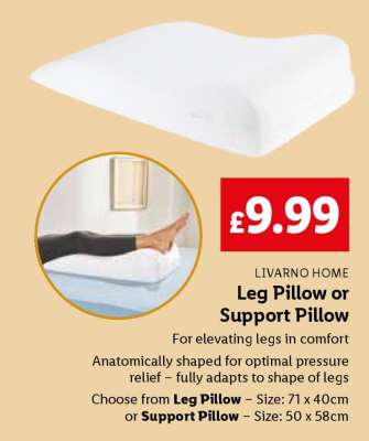 LIVARNO HOME Leg Pillow or Support Pillow
