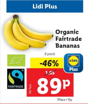 Organic Fairtrade Bananas