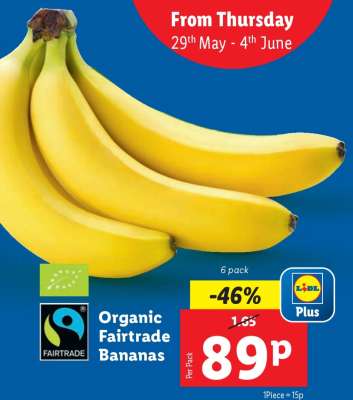 Organic Fairtrade Bananas
