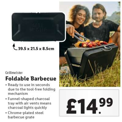 Grillmeister Foldable Barbecue