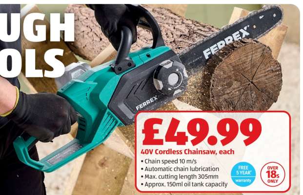 40V Cordless Chainsaw