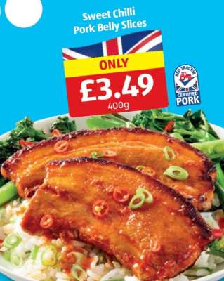 Sweet Chilli Pork Belly Slices