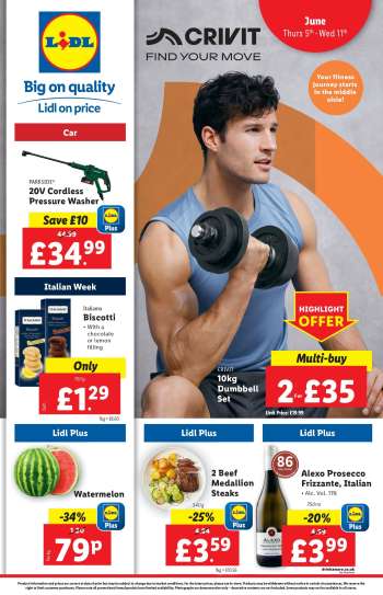 Lidl offer  - 05/06/2025 - 11/06/2025.