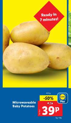 Microwaveable Baby Potatoes