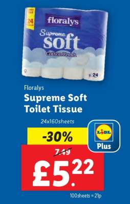 Florays Supreme Soft Toilet Tissue
