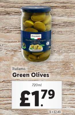 Italiamo Green Olives