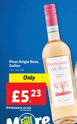 Pinot Grigio Rosé, Italian
