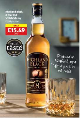 Highland Black 8 Year Old Scotch Whisky