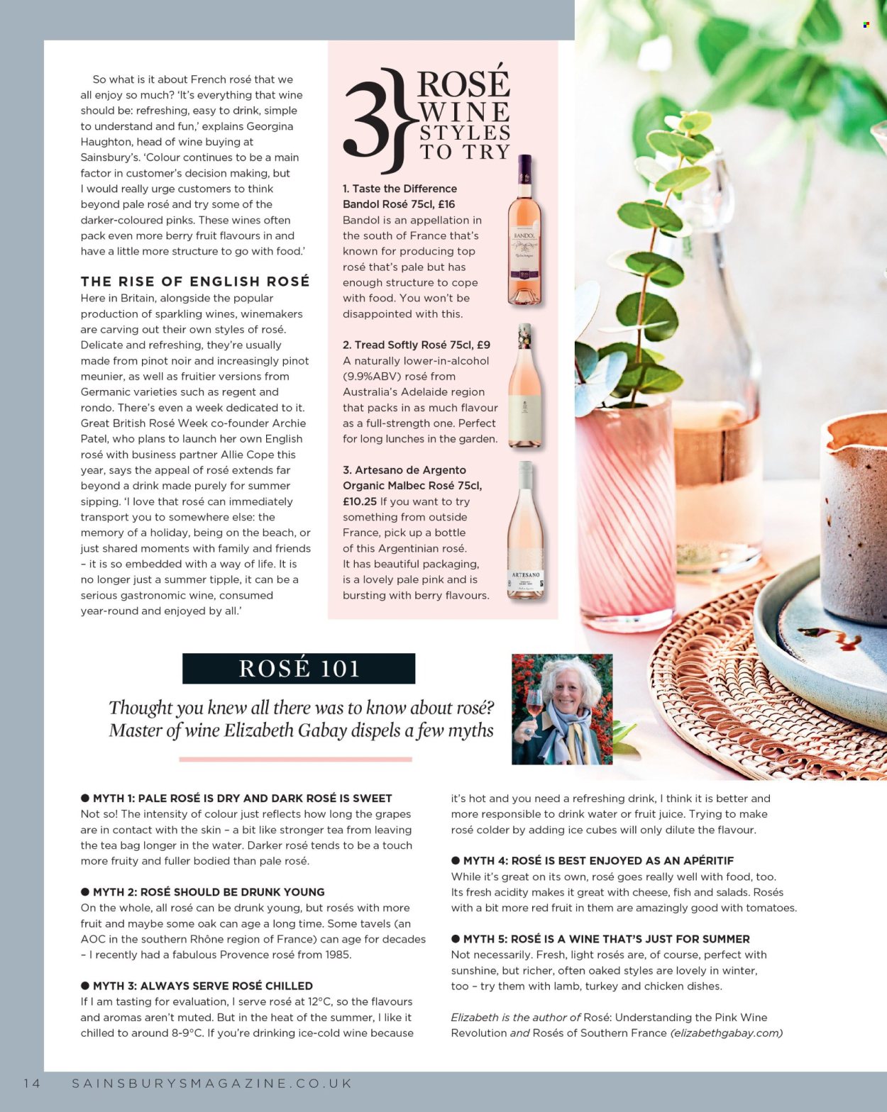 Sainsbury's offer. Page 14