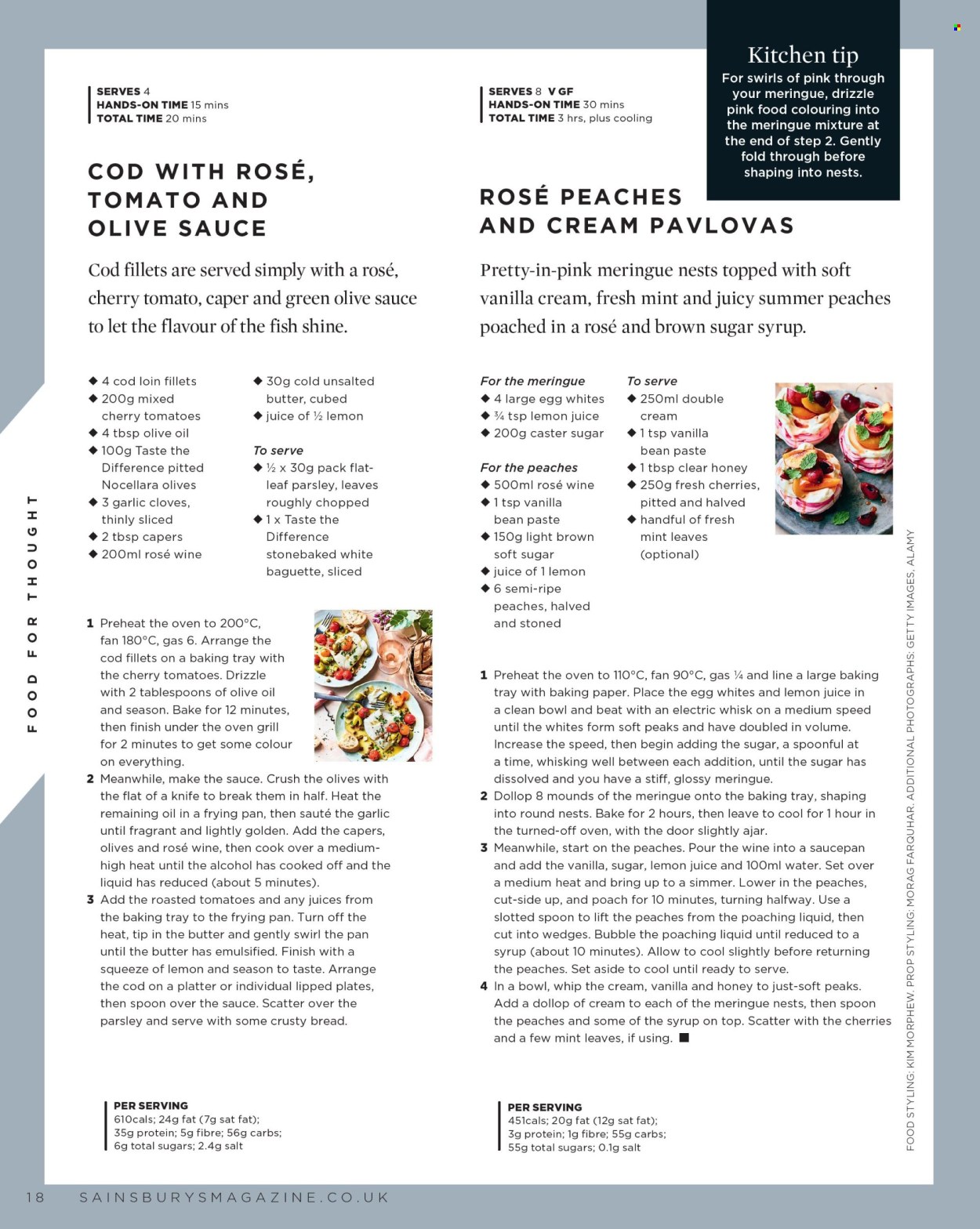 Sainsbury's offer. Page 18