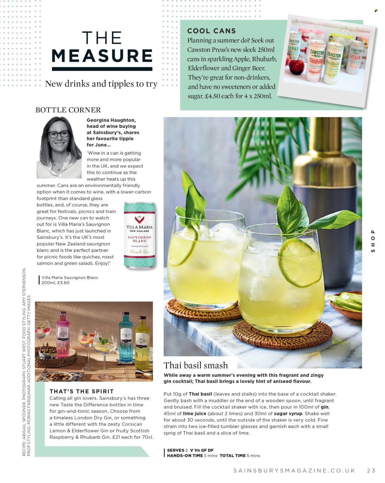 Sainsbury's offer. Page 23