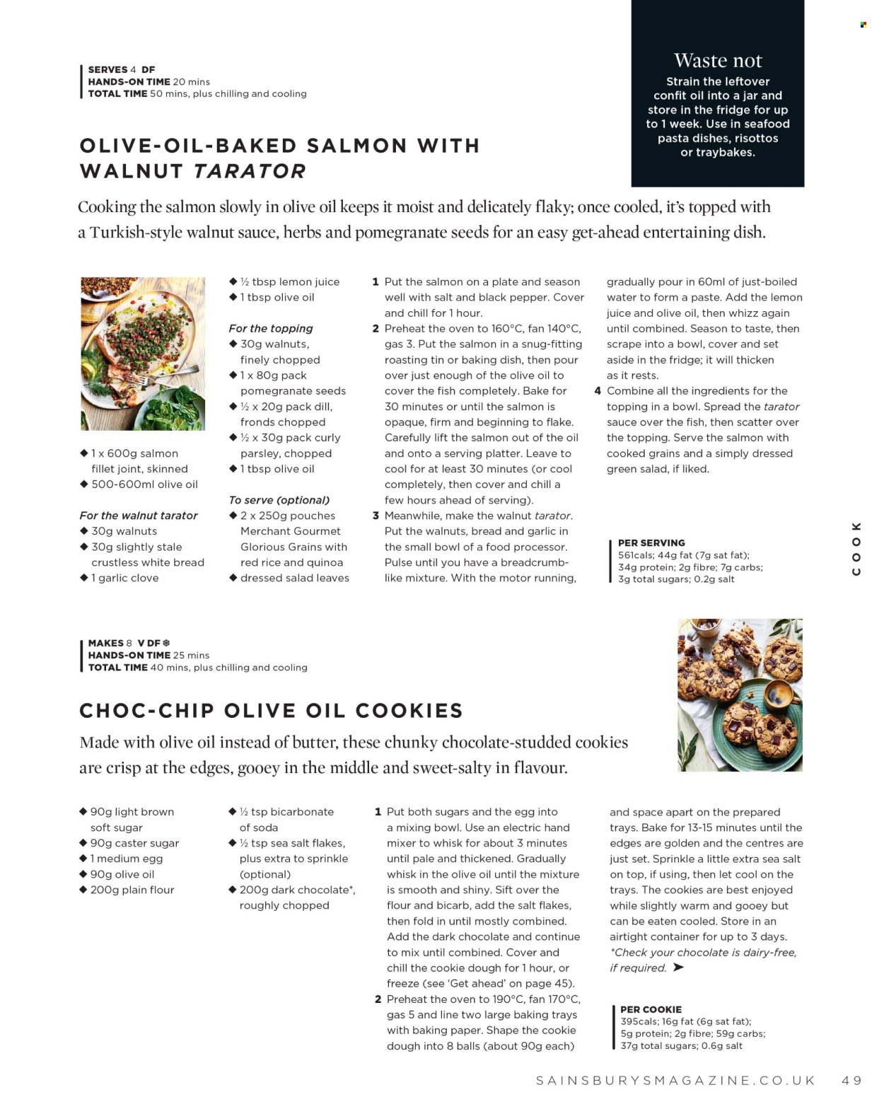 Sainsbury's offer. Page 49