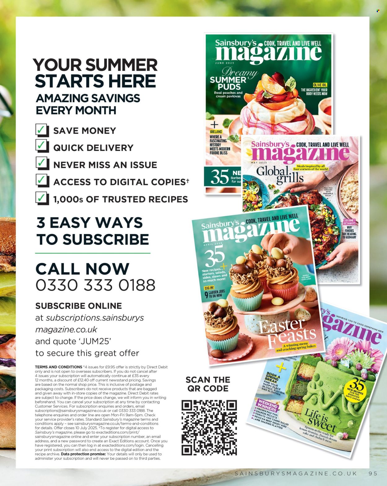 Sainsbury's offer. Page 95