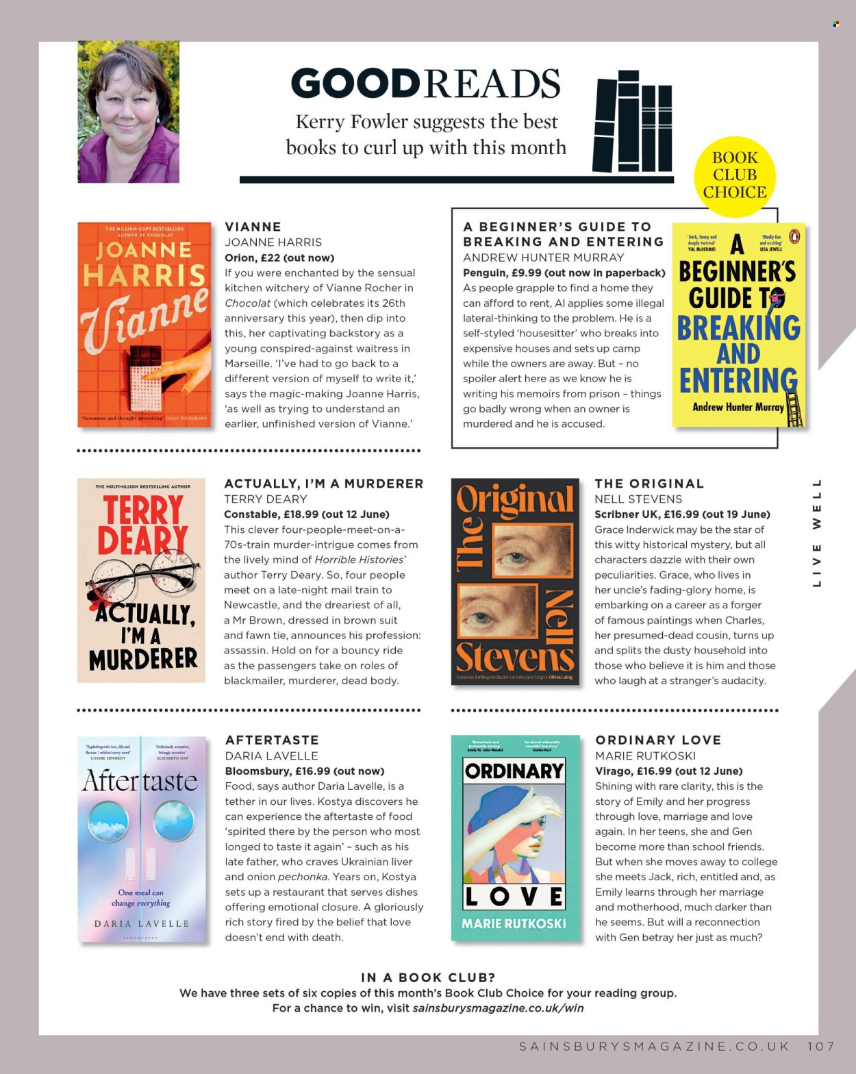 Sainsbury's offer. Page 107
