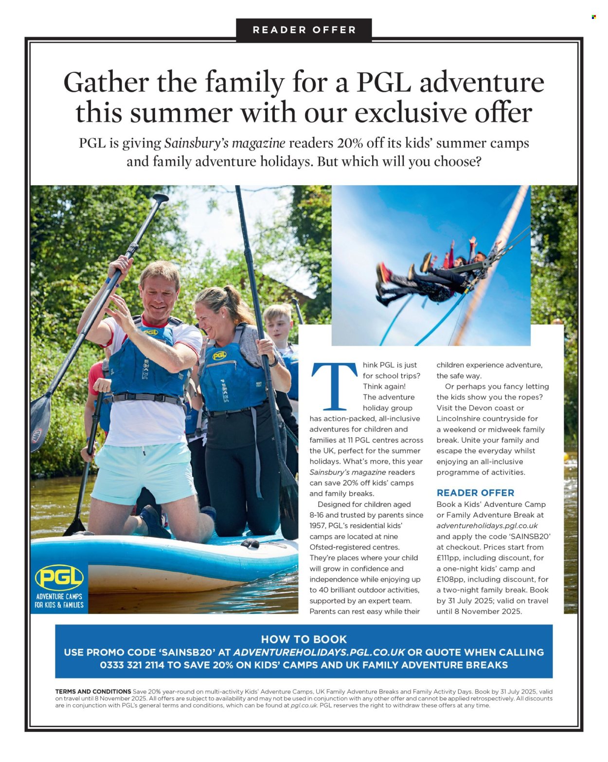 Sainsbury's offer. Page 116