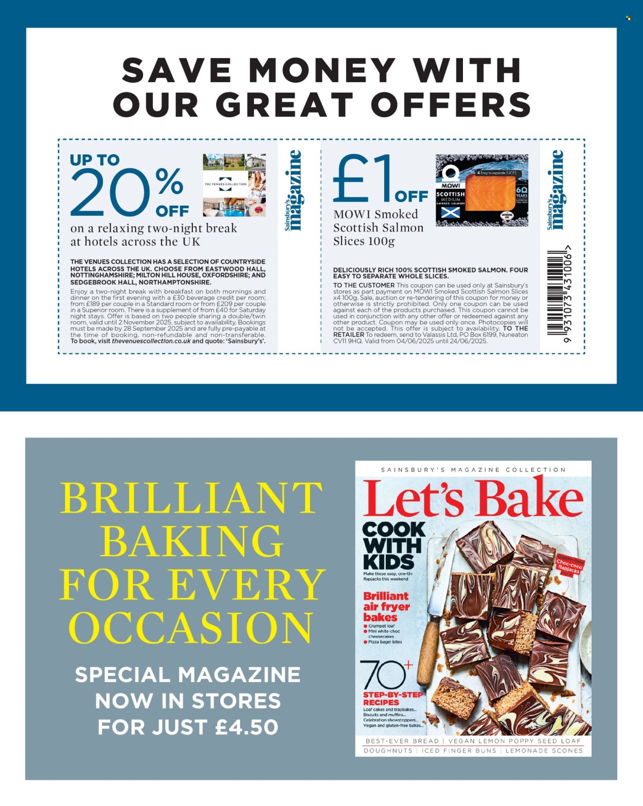 Sainsbury's offer. Page 137
