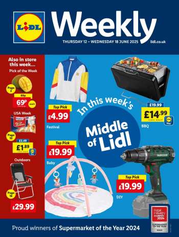 Lidl offer  - 12/06/2025 - 18/06/2025.