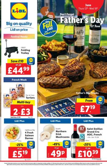 Lidl offer  - 12/06/2025 - 18/06/2025.