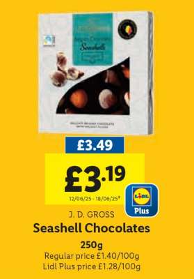 J. D. Gross Seashell Chocolates