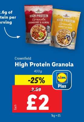 Crownfield High Protein Granola