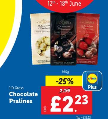 J.D Gross Chocolate Pralines