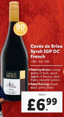 Cuvée de Brieuc Syrah IGP OC French