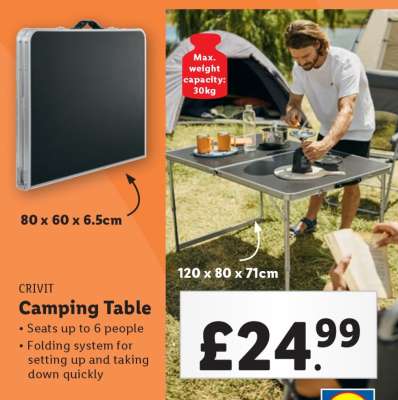 CRIVIT Camping Table