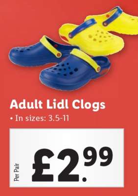 Adult Lidl Clogs