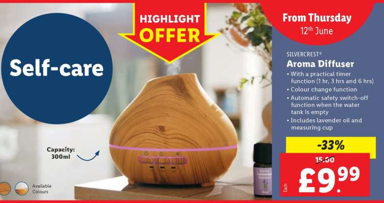 SILVERCREST Aroma Diffuser