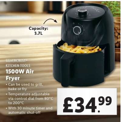 SILVERCREST KITCHEN TOOLS 1500W Air Fryer