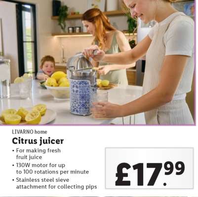 LIVARNO home Citrus juicer