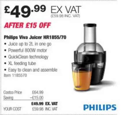 Philips Viva Juicer HR1855/70