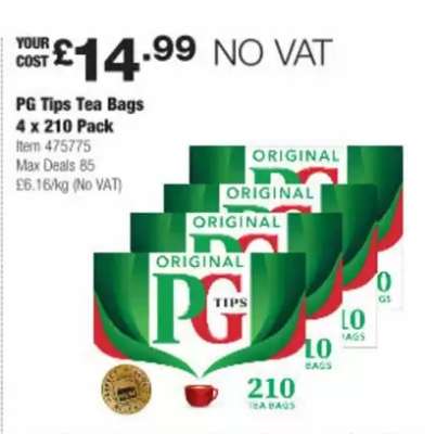 PG Tips Tea Bags