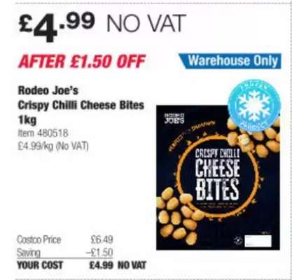 Rodeo Joe’s Crispy Chilli Cheese Bites