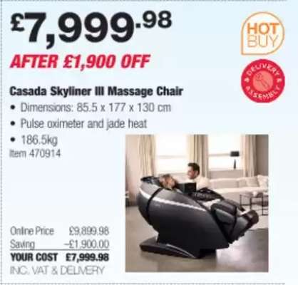 Casada Skyliner III Massage Chair