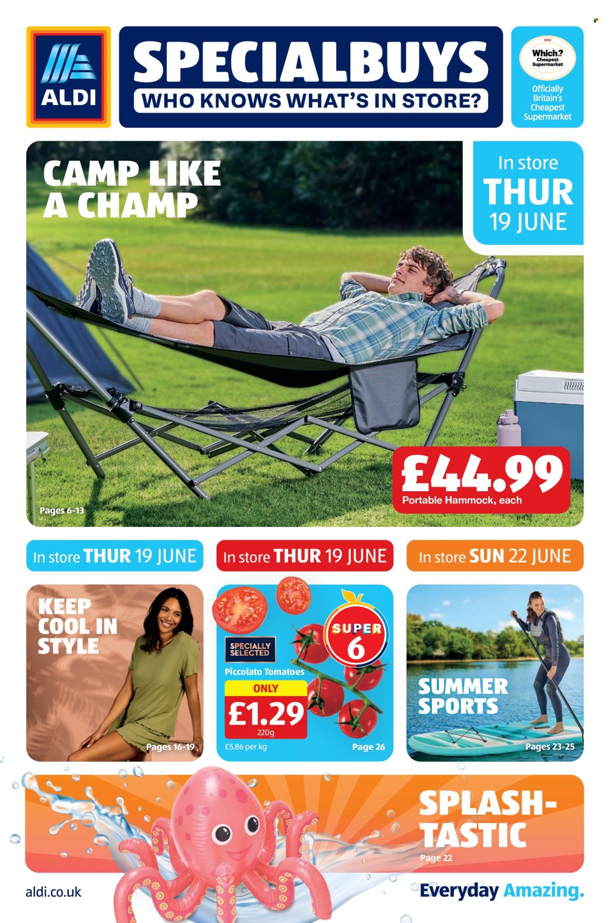 Aldi offer - 19/06/2025 - 22/06/2025. Page 1