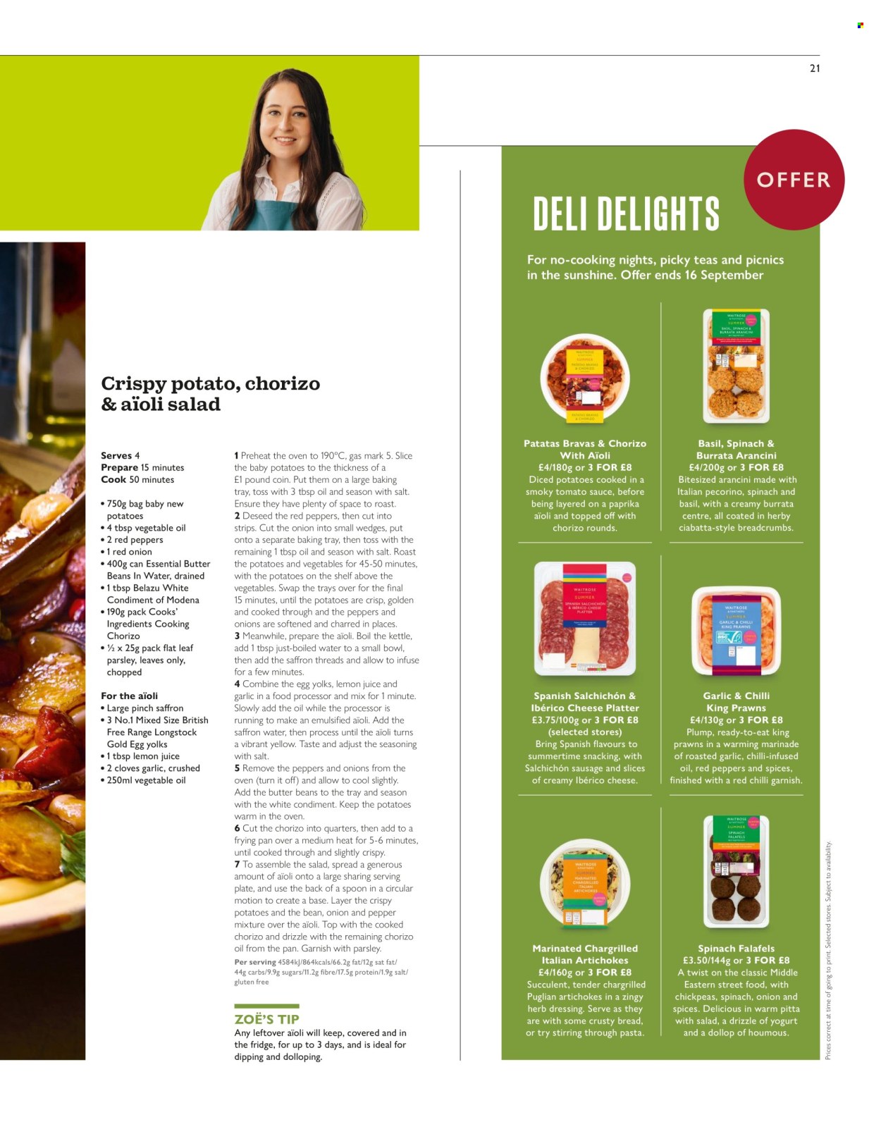 Waitrose offer. Page 21