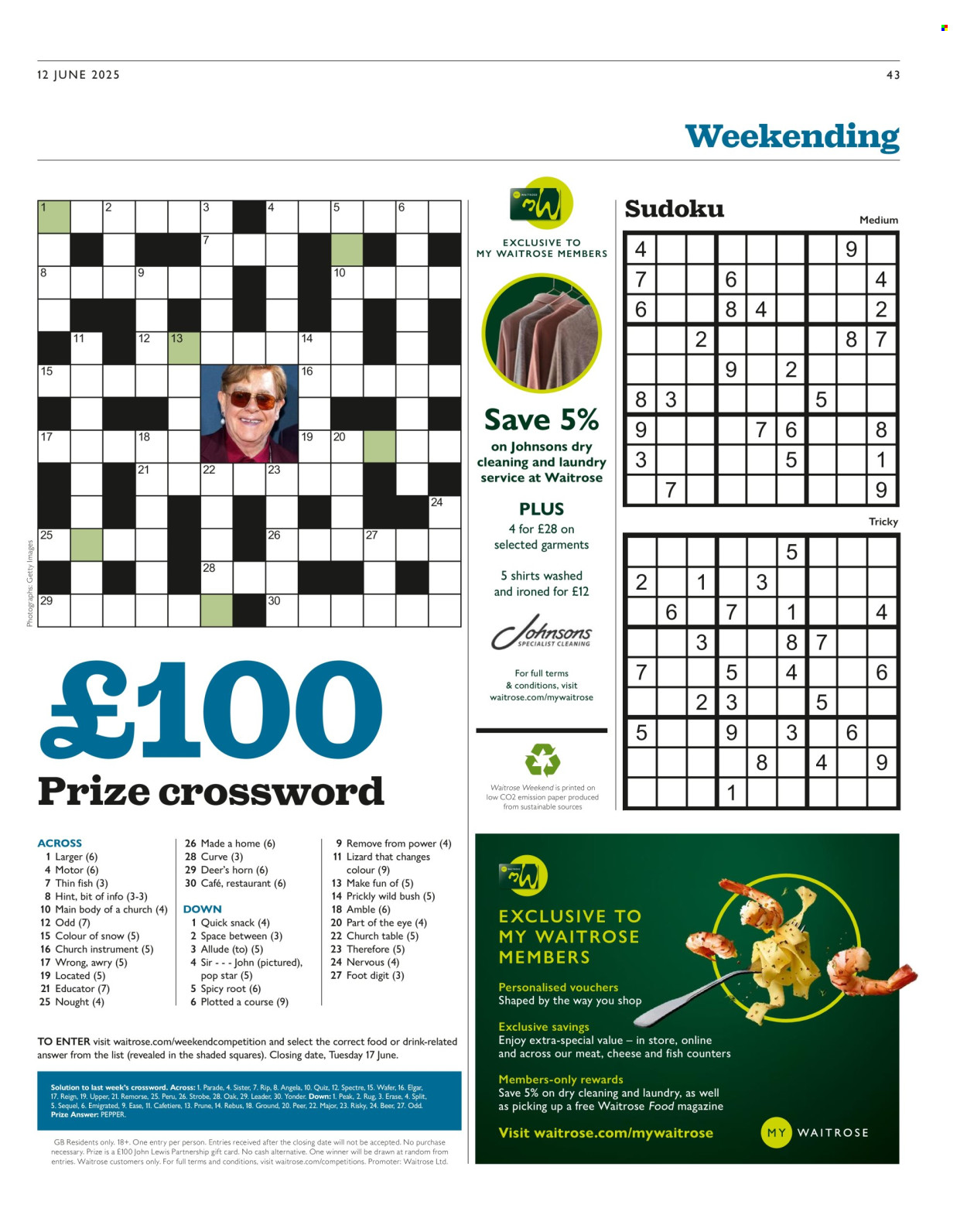 Waitrose offer. Page 43