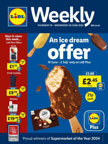 Lidl offer  - 19/06/2025 - 25/06/2025.