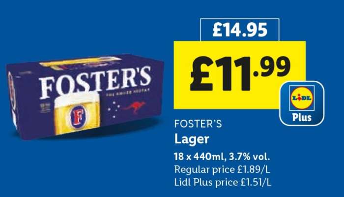 FOSTER’S Lager