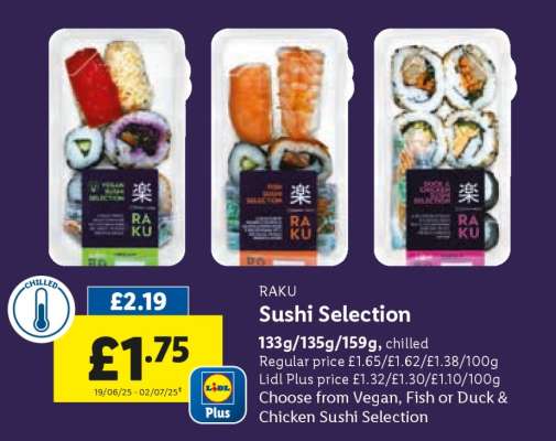 RAKU Sushi Selection