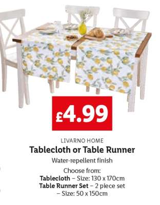 Tablecloth or Table Runner