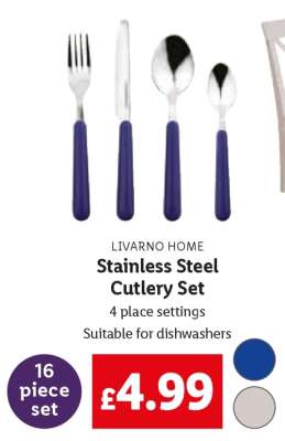 LIVARNO HOME Stainless Steel Cutlery Set