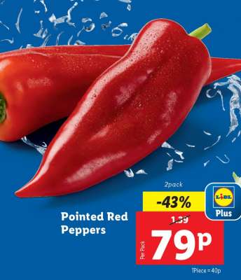 Pointed Red Peppers