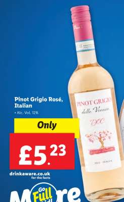 Pinot Grigio Rosé, Italian